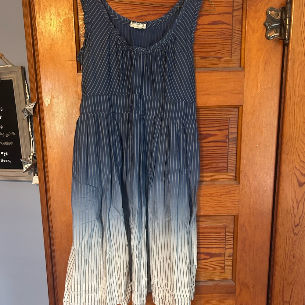 Converse Blue and White Striped Top
